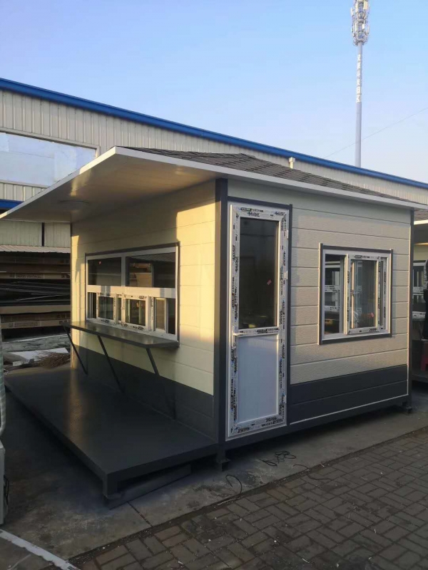 金属雕花板岗亭